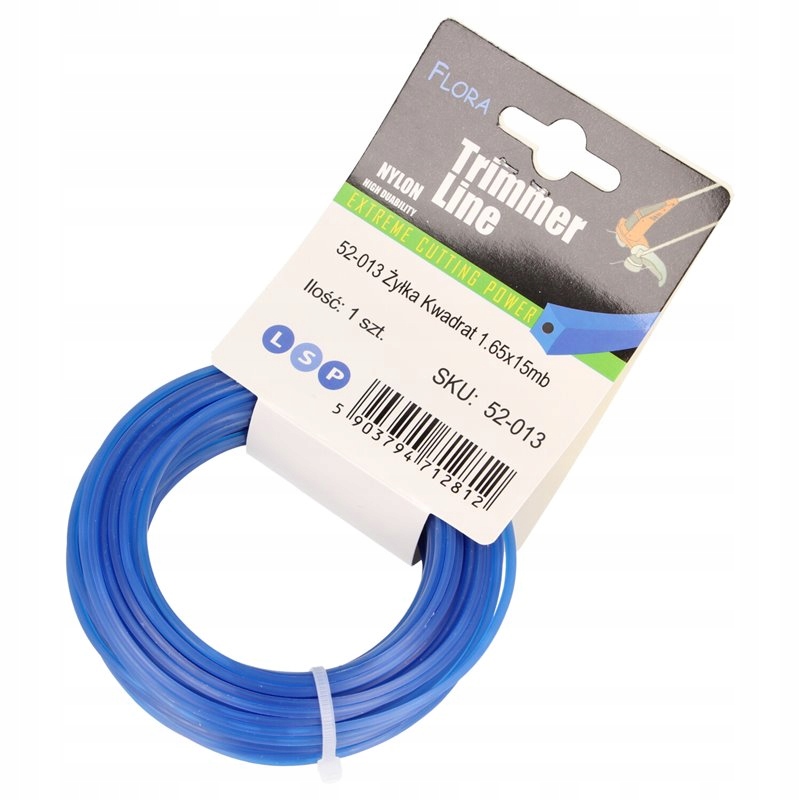 

Żyłka kosy podkaszarki 1.65 mm x 15 m Wzmacniana