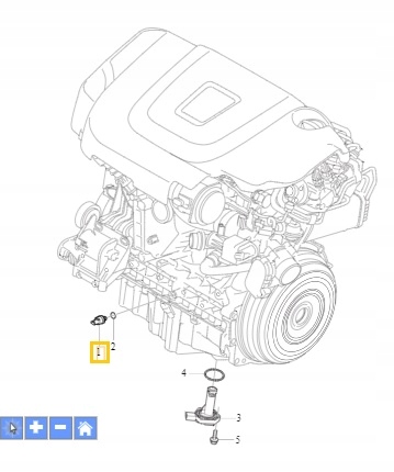 CZUJNIK CIŚNIENIA OLEJU OE VOLVO V70 XC60 XC70 Producent części Volvo OE