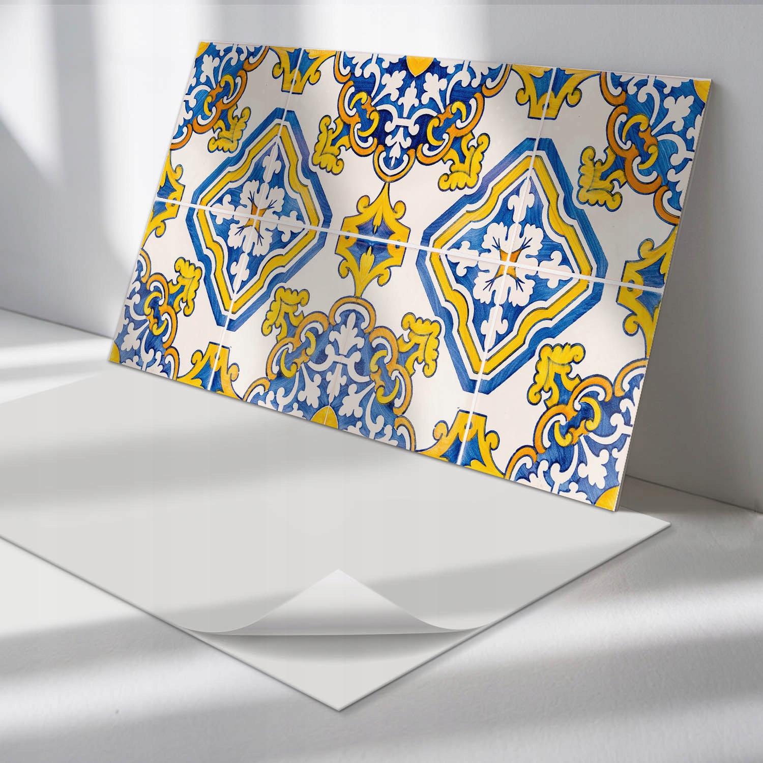 Sada vinylových panelov Jednoduchá montáž Mozaikový vzor s kvetmi 6x60x30 cm