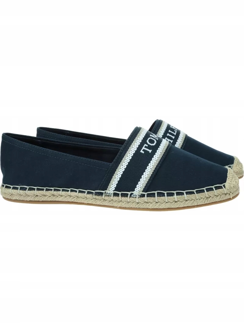 Espadrilky Tommy Hilfiger Mono Webbing Flat Espaderille FW0FW07917 DW6 40