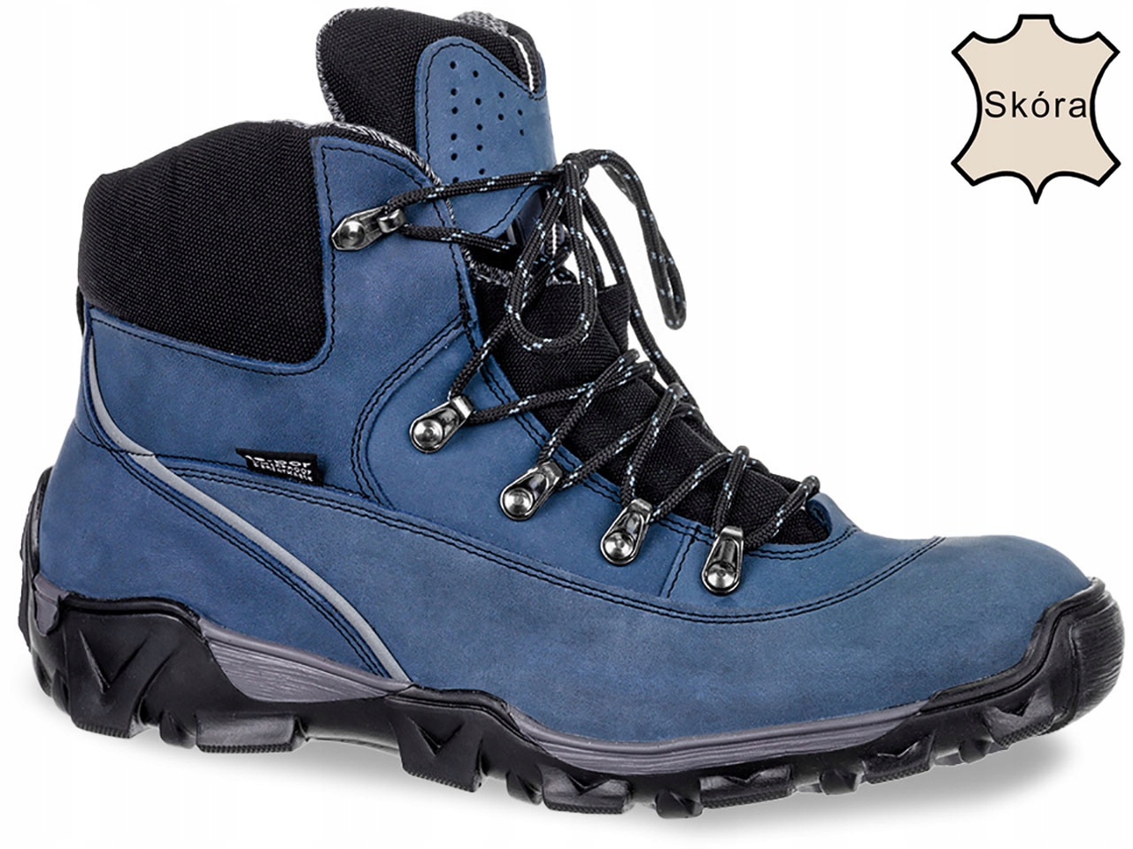 Buty Trekkingowe Skóra Wodoodporne Mocne Lekkie 43