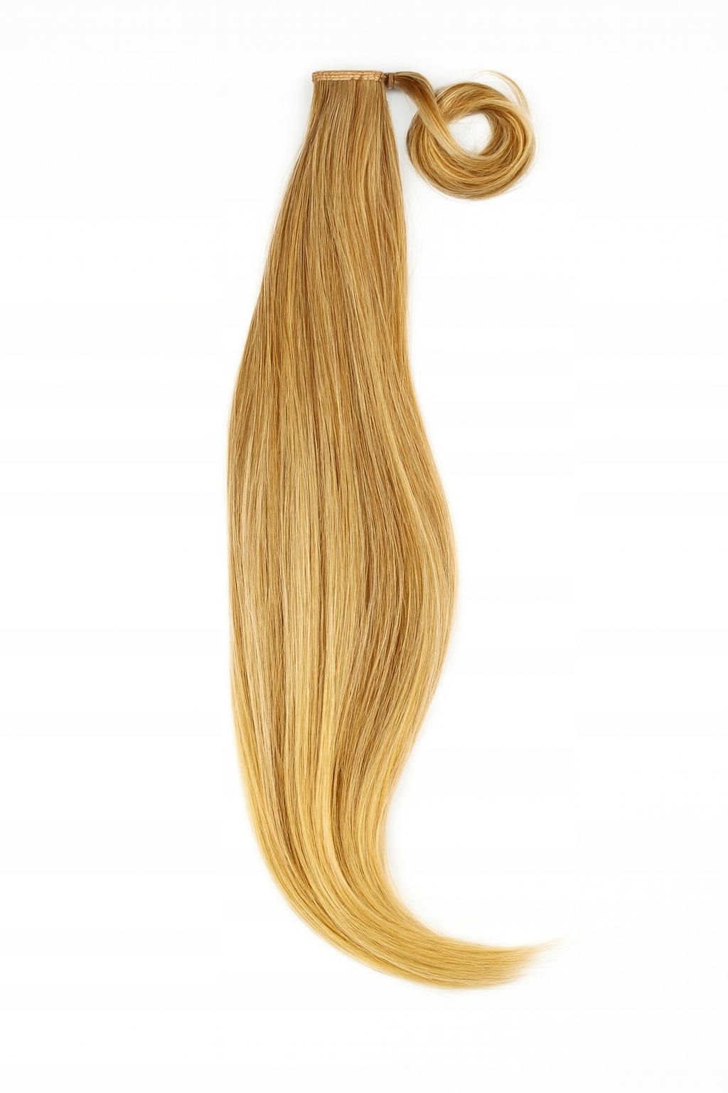 Připínací poník na hřebenu Liverpol teplý blond ombre 46 cm-Nessaja