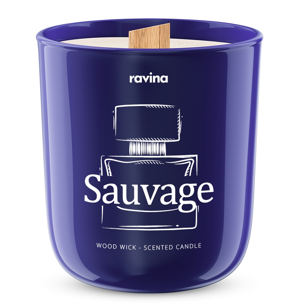 

Sauvage Świeca sojowa perfumowana Wood Wick