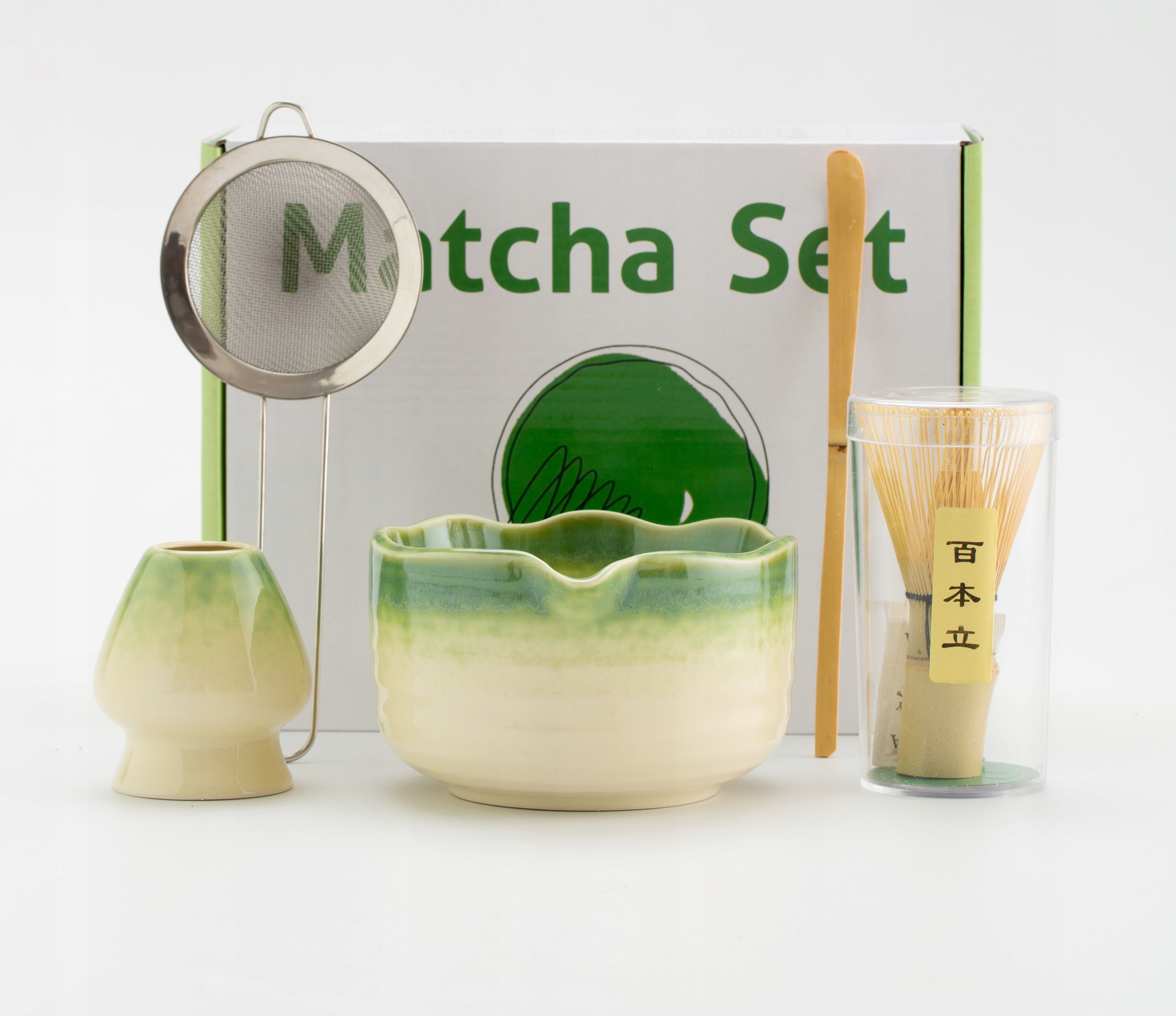 Levně Dárková Sada Matcha Sada Na Vaření Obřadní Bambusová Sada
