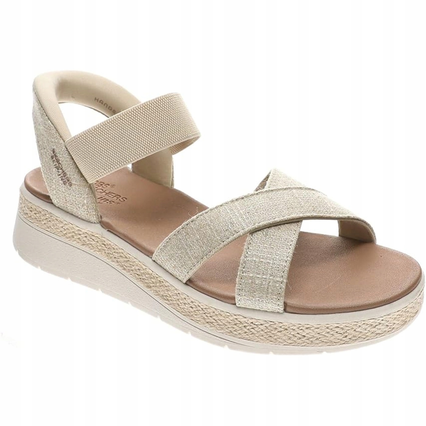 Dámské sandály Skechers Bobs 114417W-NAT Béžové Nazouvací 39