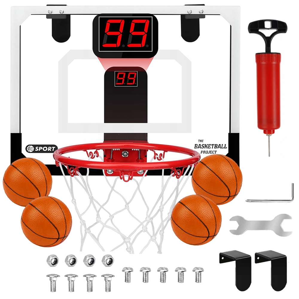 Mini Stojak Do Koszykówki Dla Dzieci Funkcja Kibicowania 40*30CM Solidna