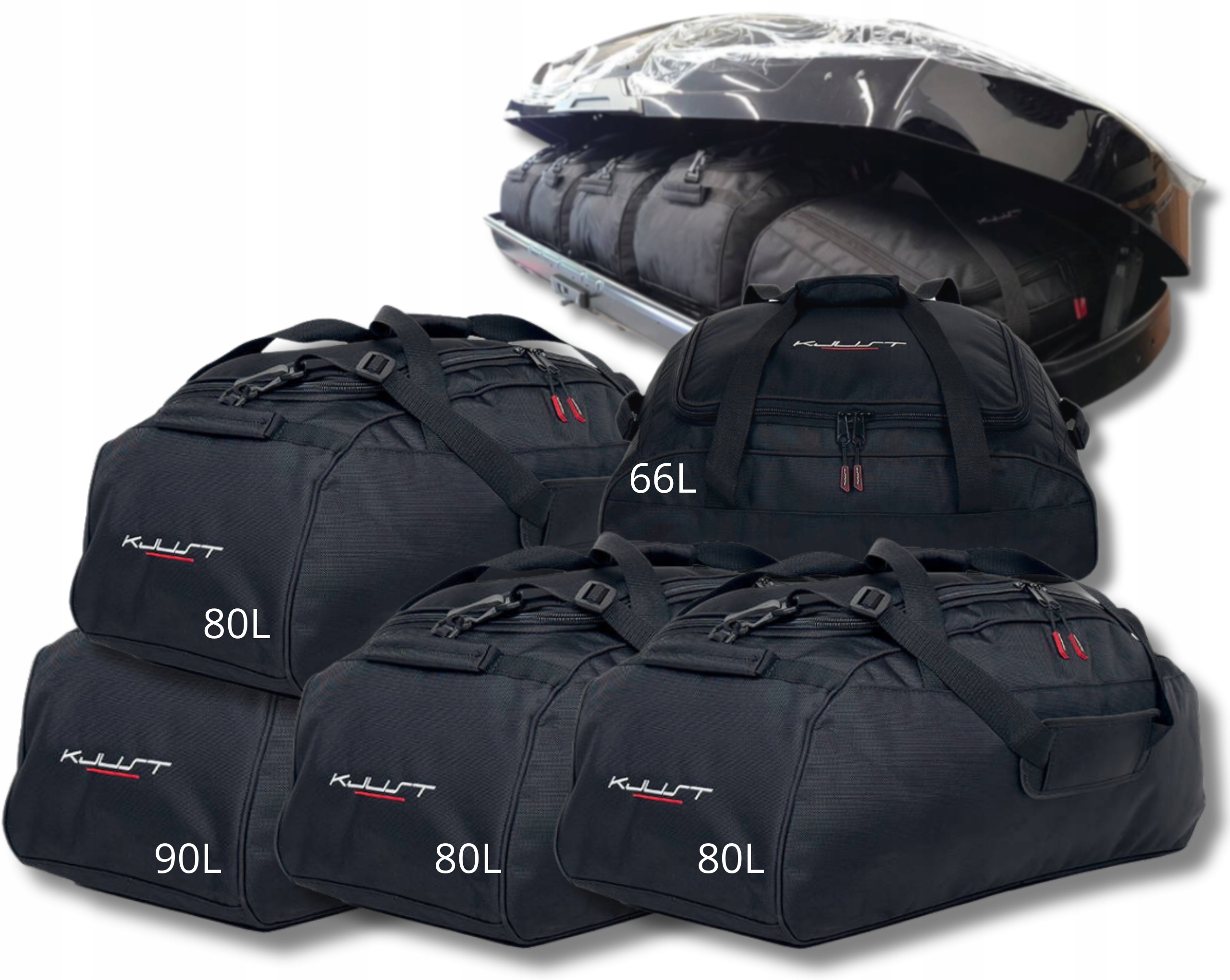 Sada tašiek Kjust do strešného boxu Thule Motion Xt XL 5 ks
