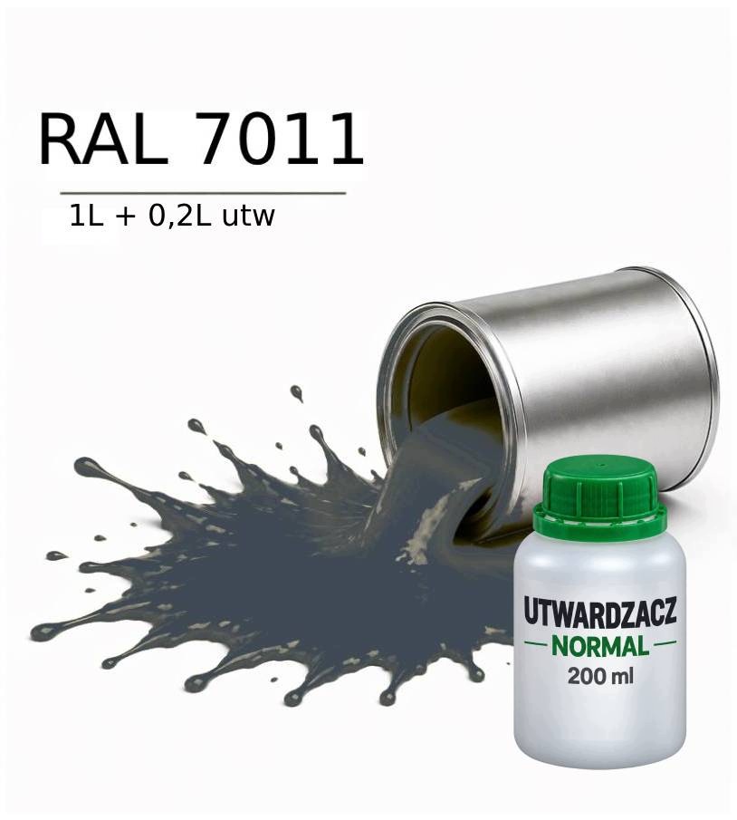 Valspar Ral 7011 Barva Dtm Základní Nátěr Polyuretanová 2K Pololesk 1L Utw