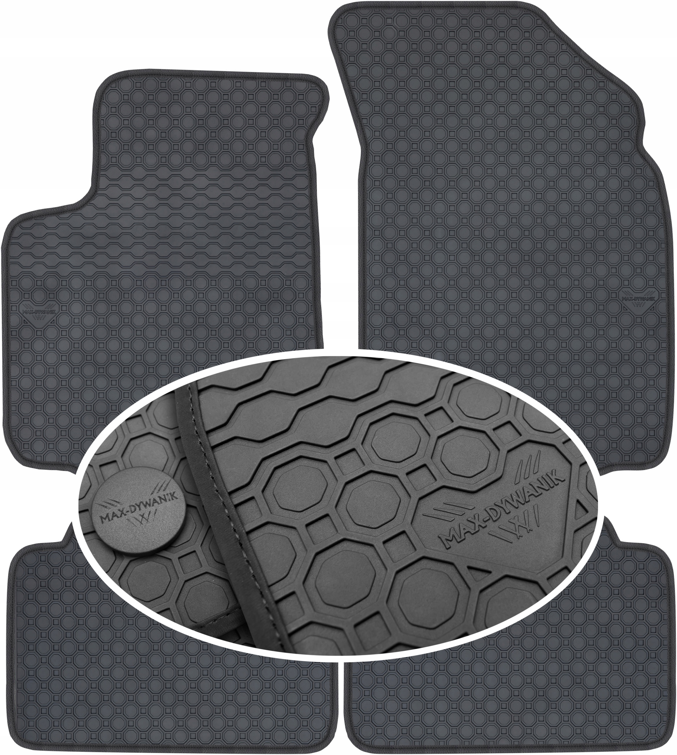 Chevrolet Kalos Hb 2004-2011 Gumový koberec PrimeLiner čierny