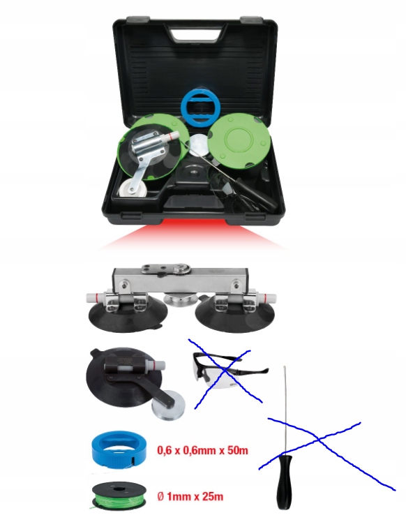 KS Tools 140.2360 пристрій для зняття скла