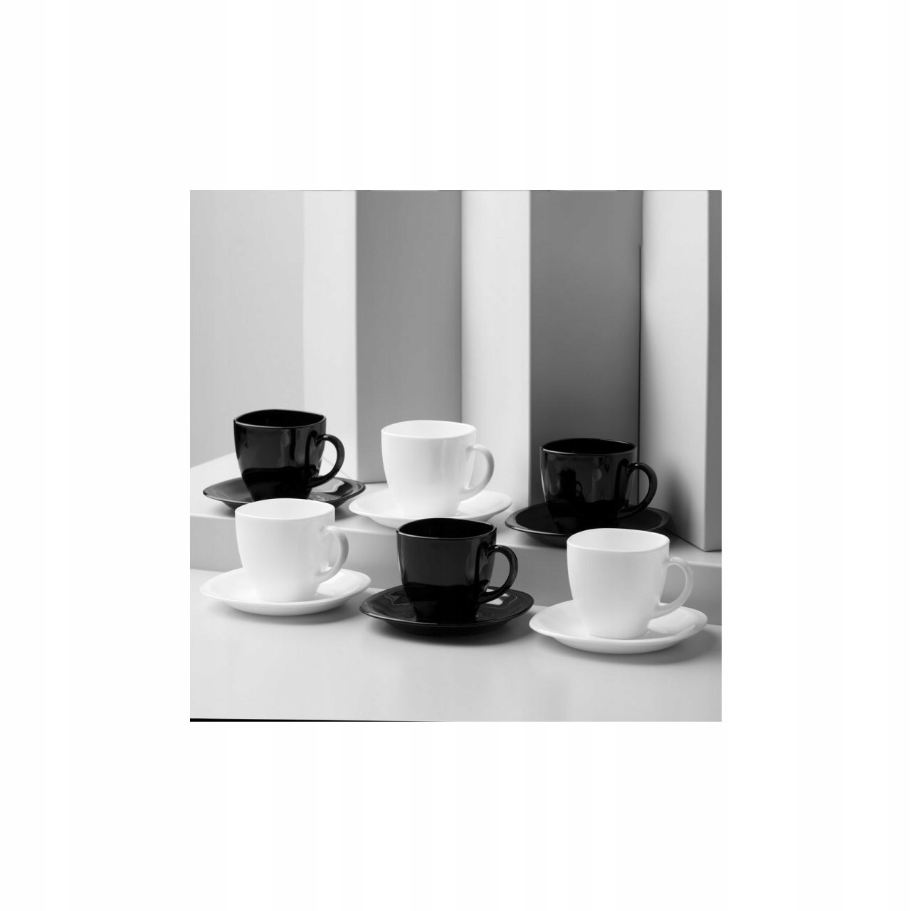 Filiżanki Komplet Do Kawy Dekoracyjne CZ/B FZ16 Marka Luminarc