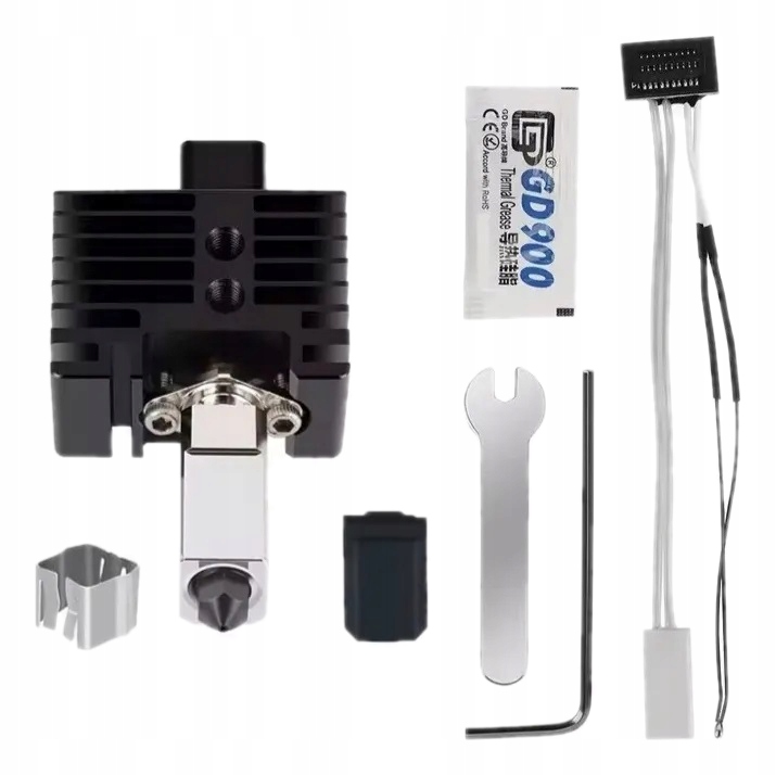 Zestaw Hotend Dysza 0.4MM Grzałka Termistor Do Bambu Lab P1 P1P P1S
