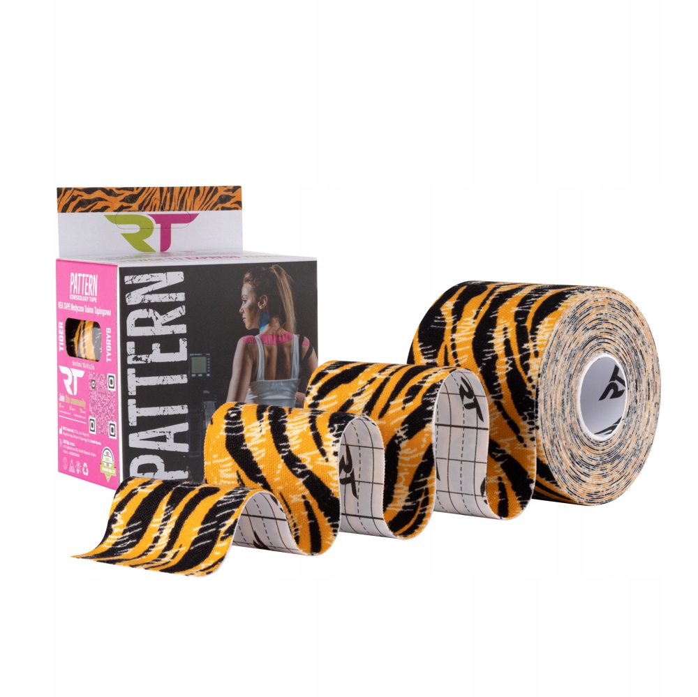 

Taśma Tejp Kinesiology Rea Tape PLASTRY3NS tygrys