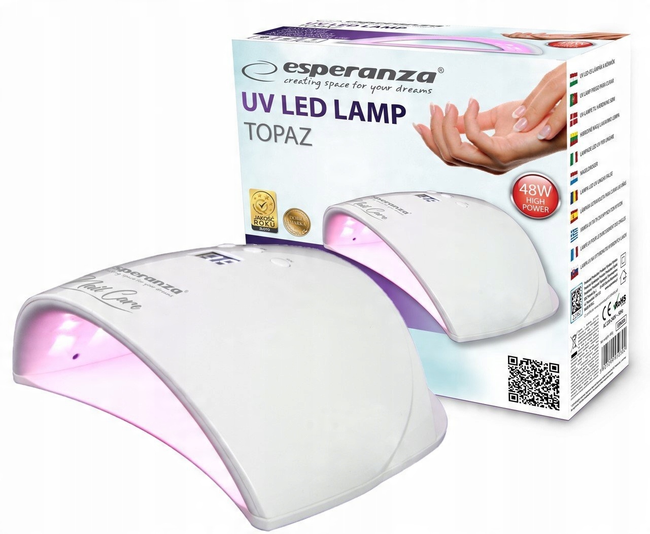 

Lampa Uv Led Do Paznokci Lakieru Hybrydy Żele 48W
