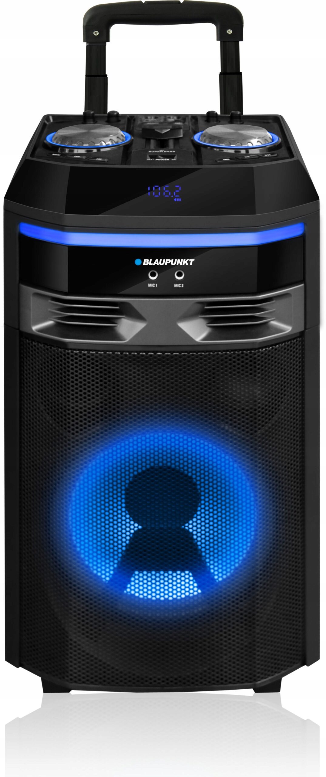 Bezdrátový Bluetooth reproduktor Fm MP3 Led mikrofon dálkové ovládání Blaupunkt PS6