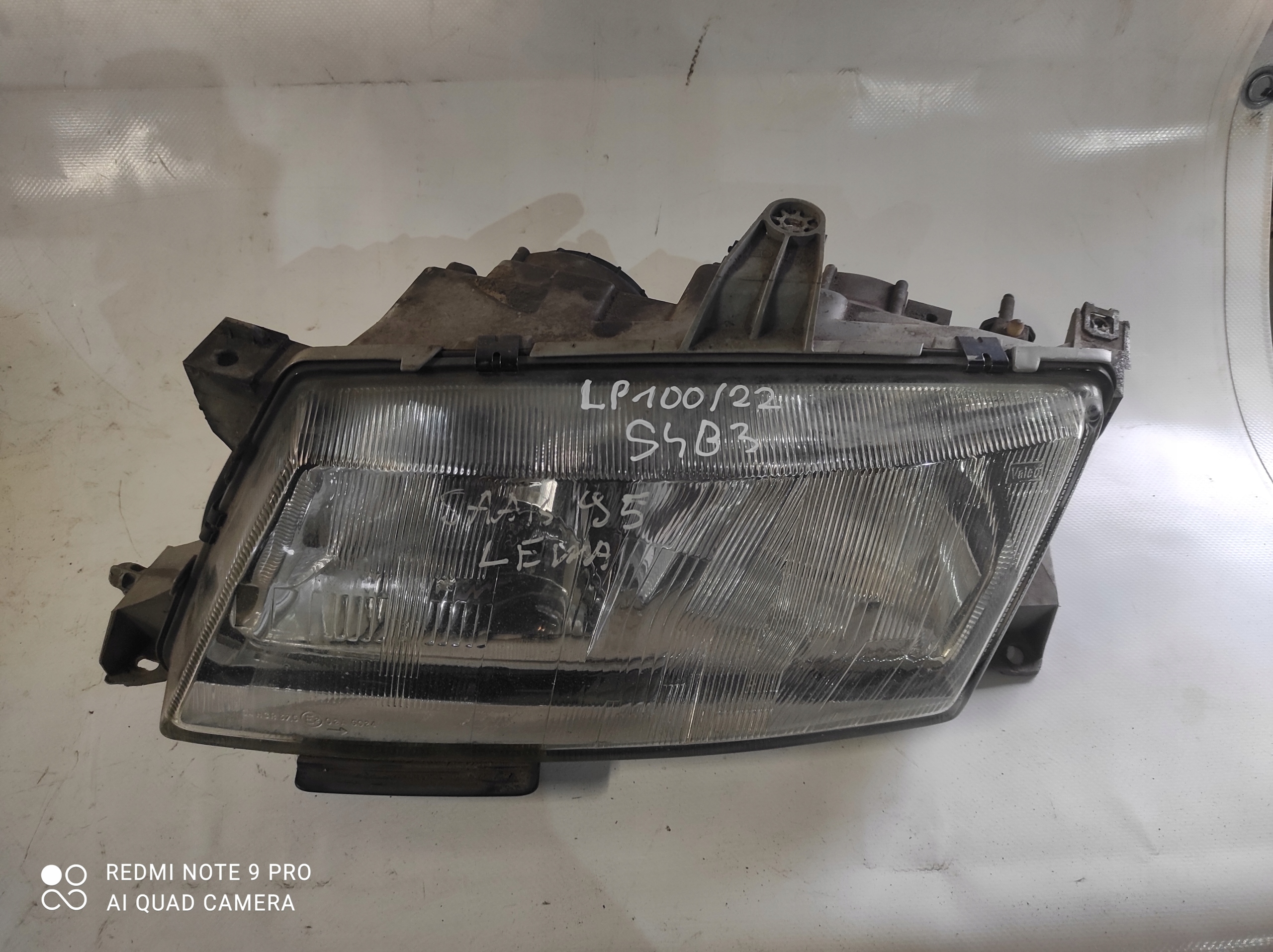 REFLEKTOR light front left front SAAB 95 9-5