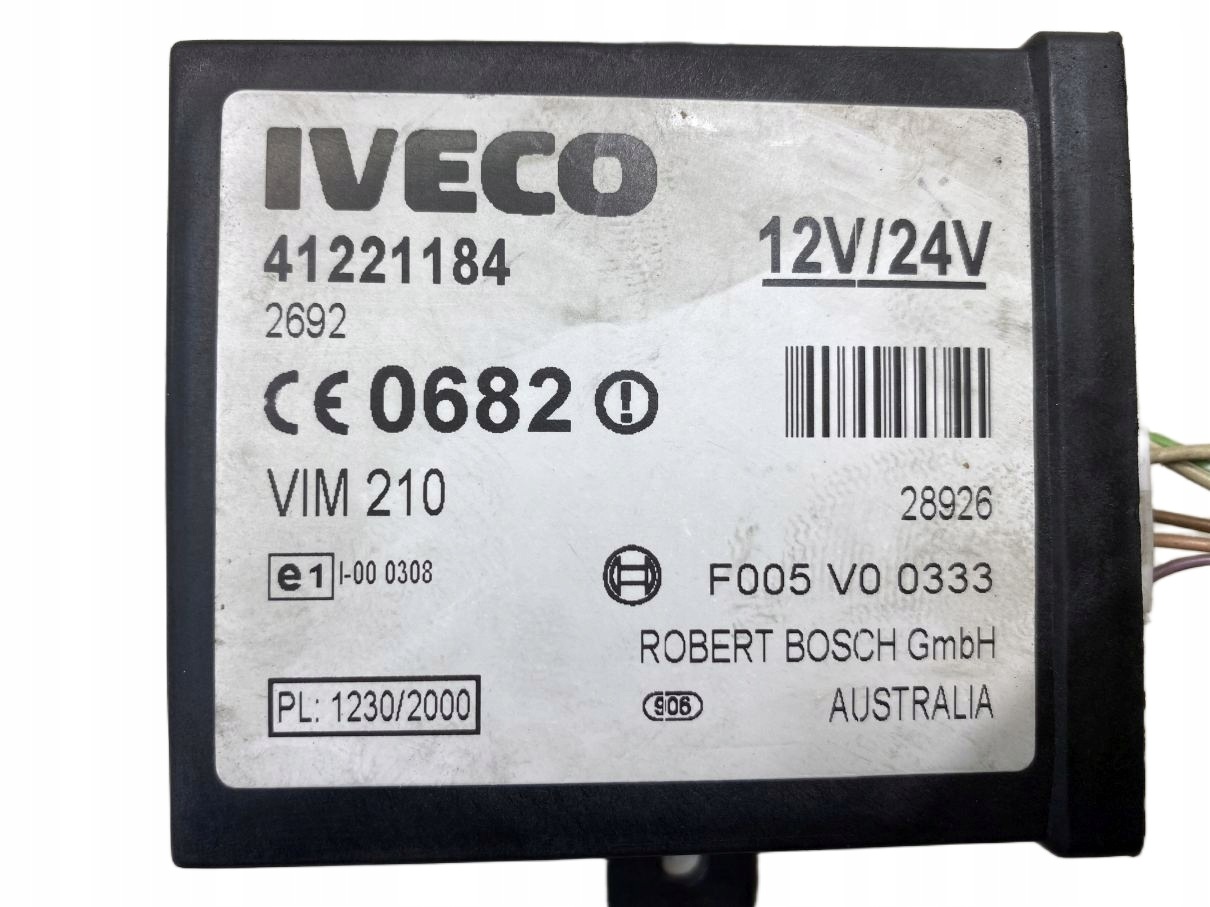 modulo IMMOBILIZERA IVECO DAILY III 41221184 F005V00333