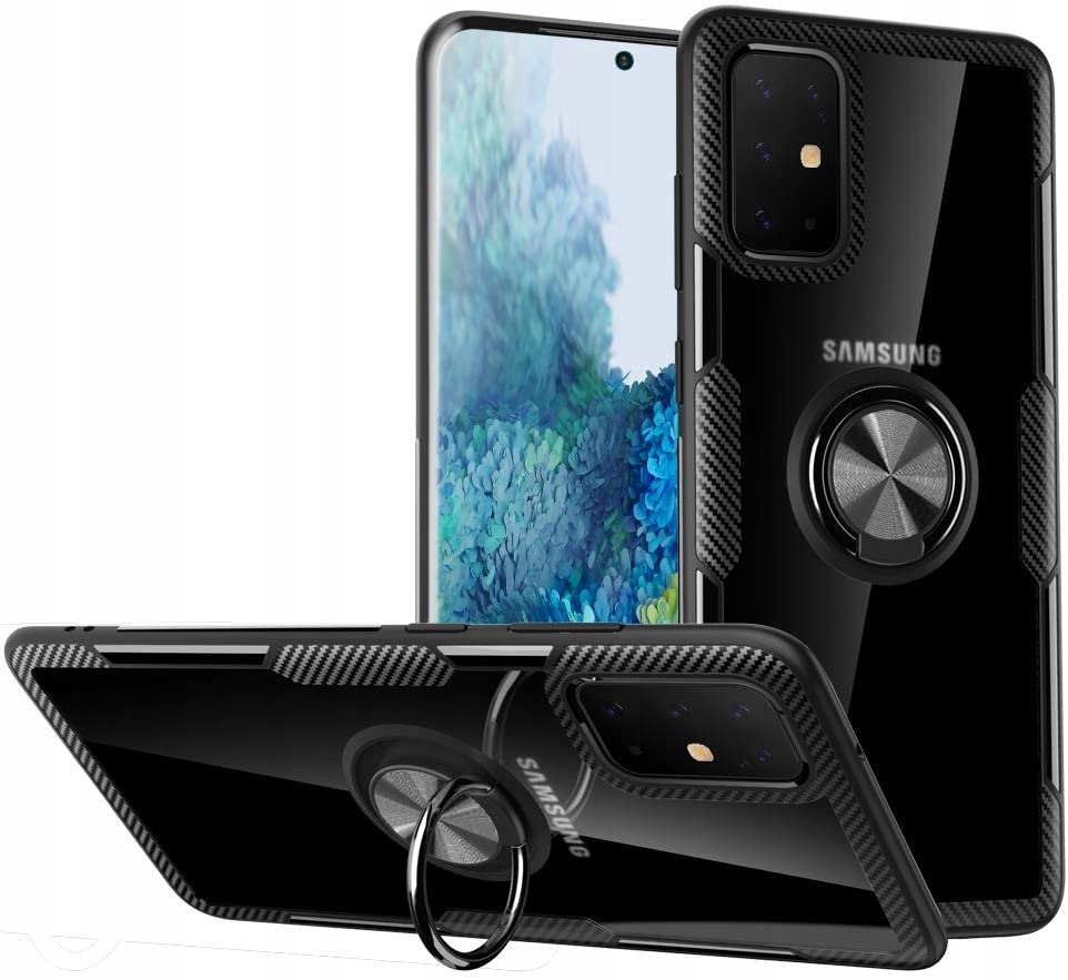 

Etui Holder Pancerne + Ring do Samsung S20 czarny