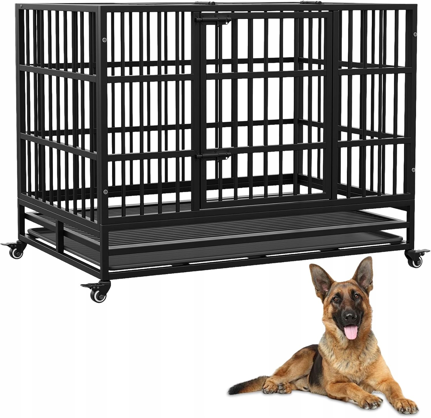 Kovová ohrádka Salutmeuble 58 x 94 x 73 cm