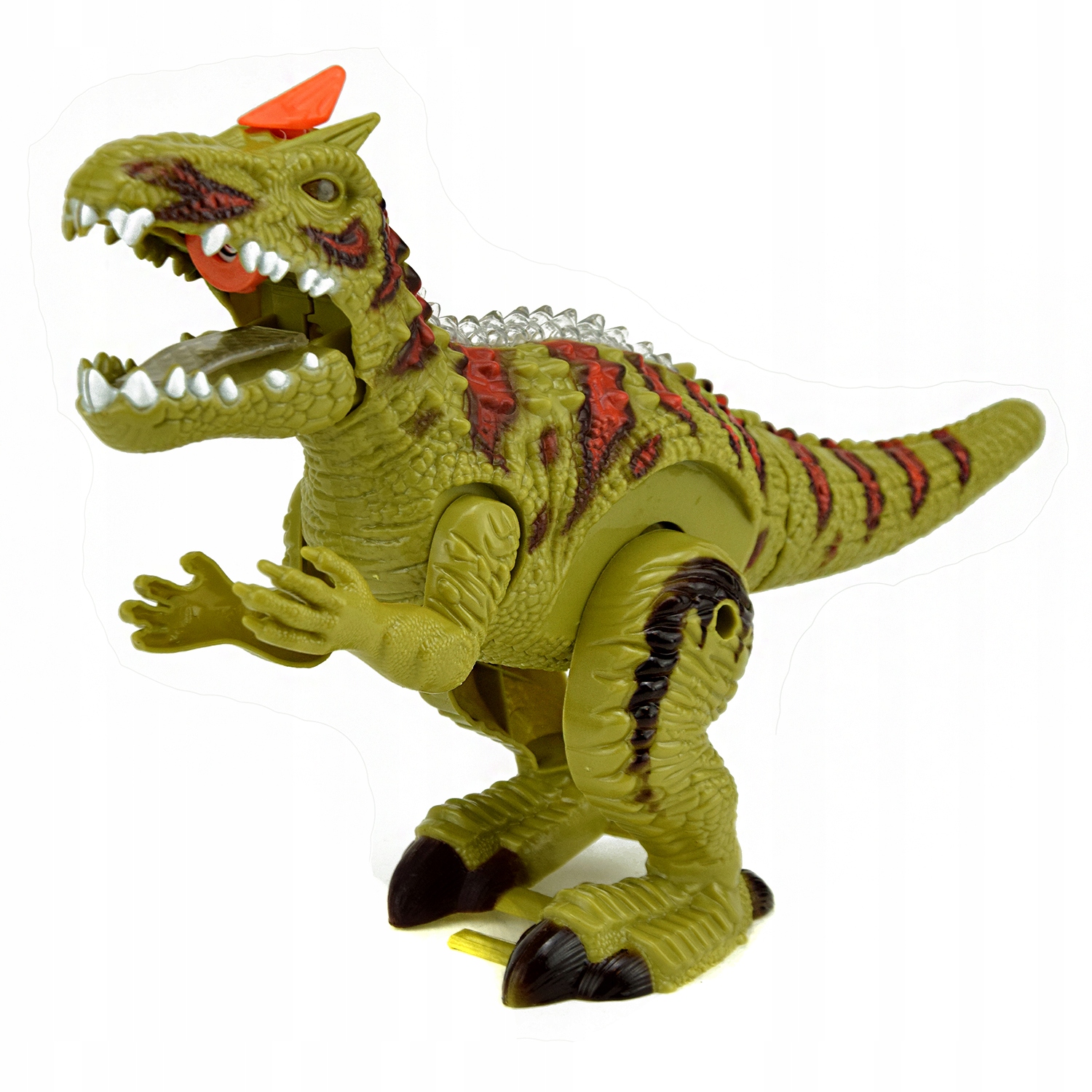 

Dinozaur Smok Chodzi Gra Świeci Zieje Parą