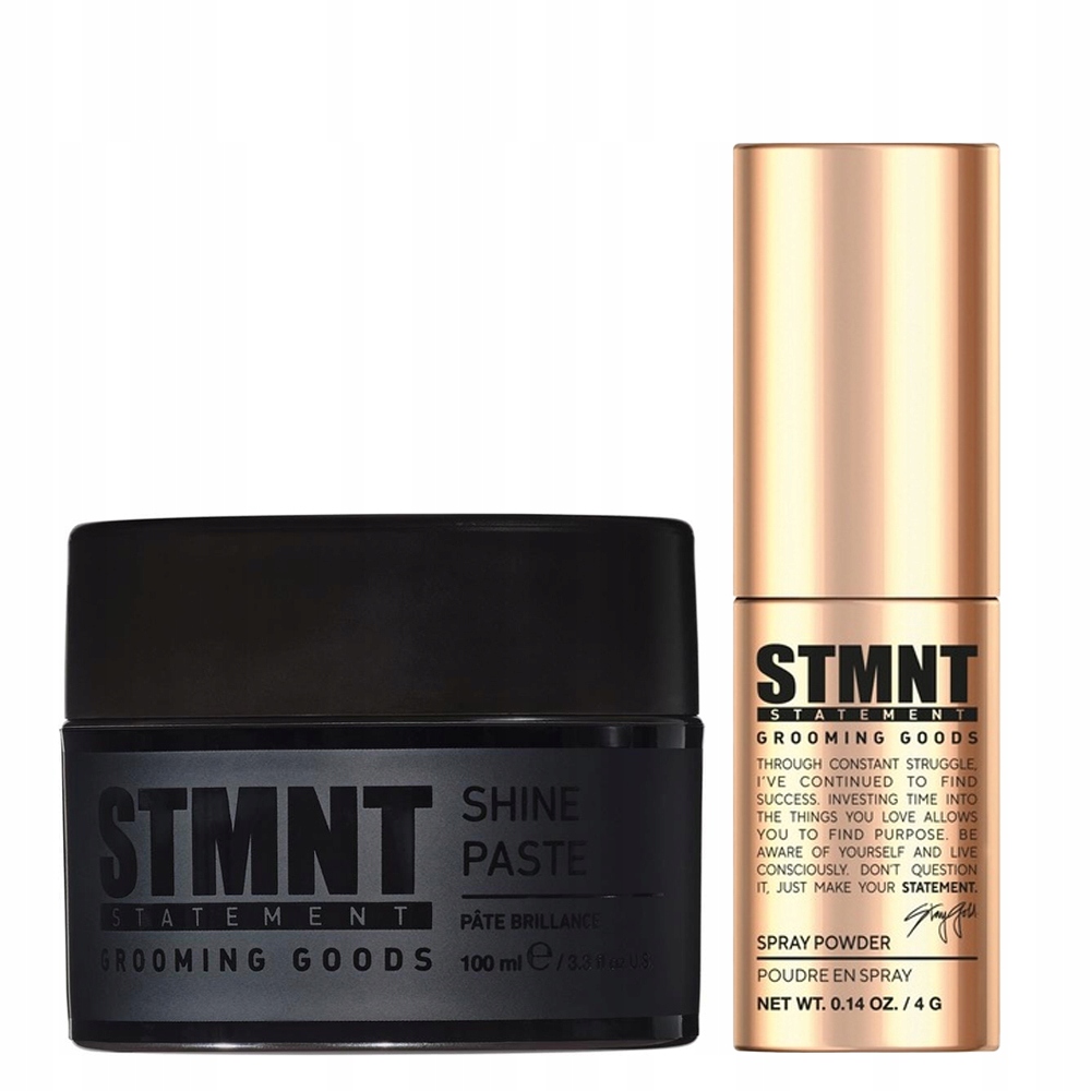 Stmnt sada Shine Pomade 100 ml sprejový prášek 4 g