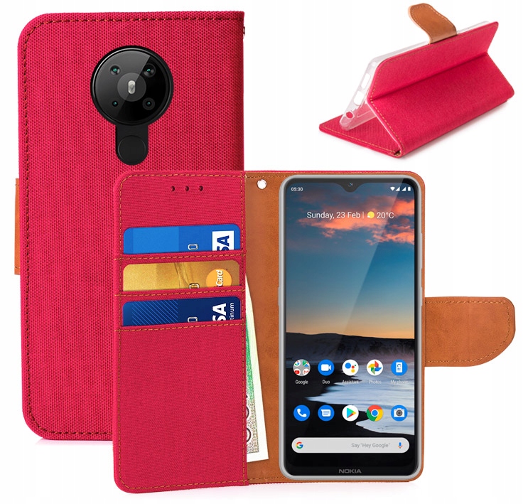 

Etui Portfel Canvas Do Nokia 5.3
