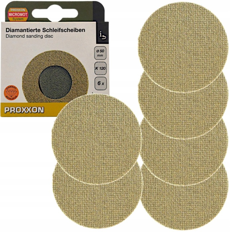Proxxon 28675 Kotouče 50 mm P120 [6 Ks]