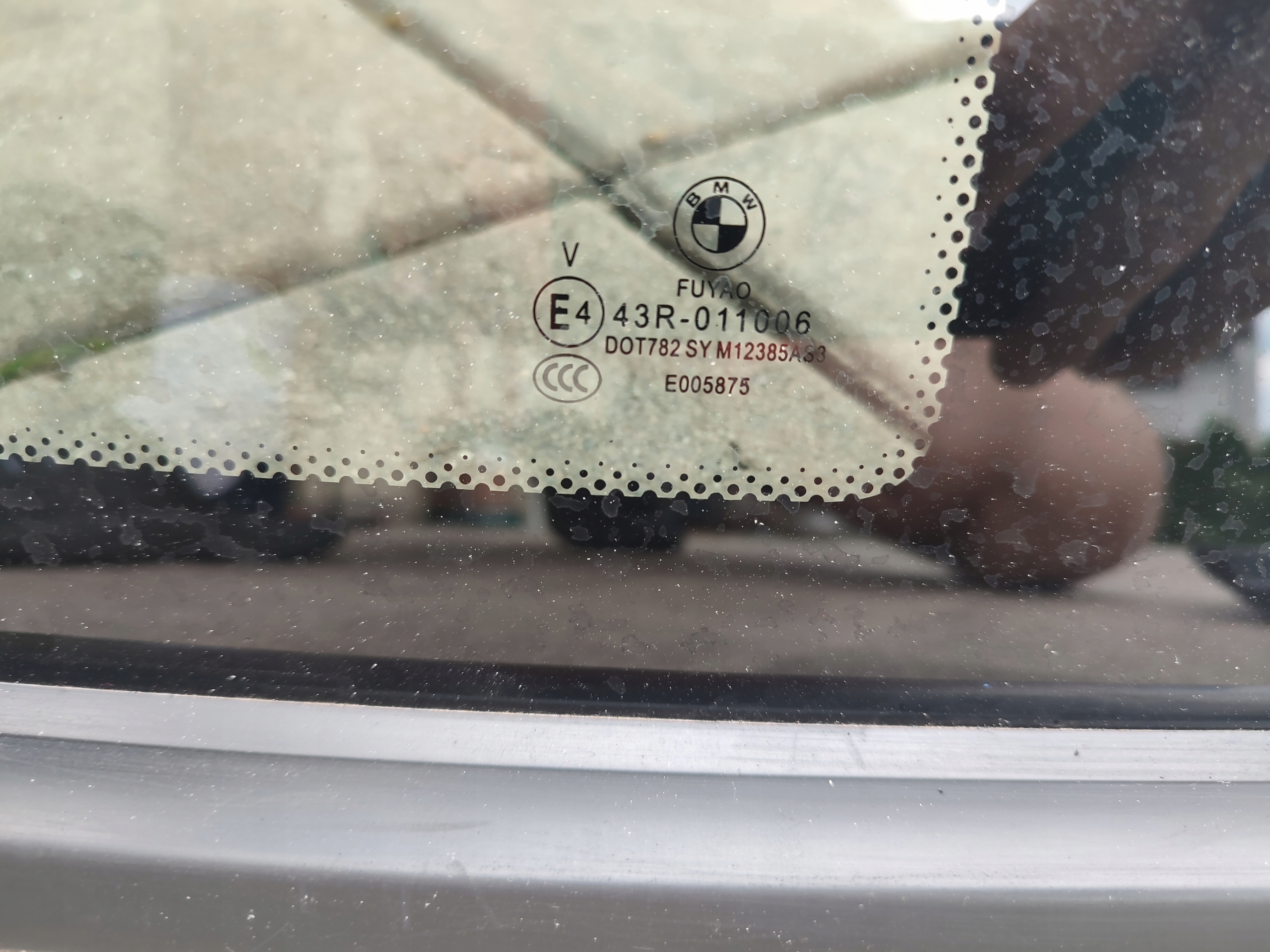 Szyba karoseryjna tył boczna prawa lewa BMW X3 G01 Wersja Europejska