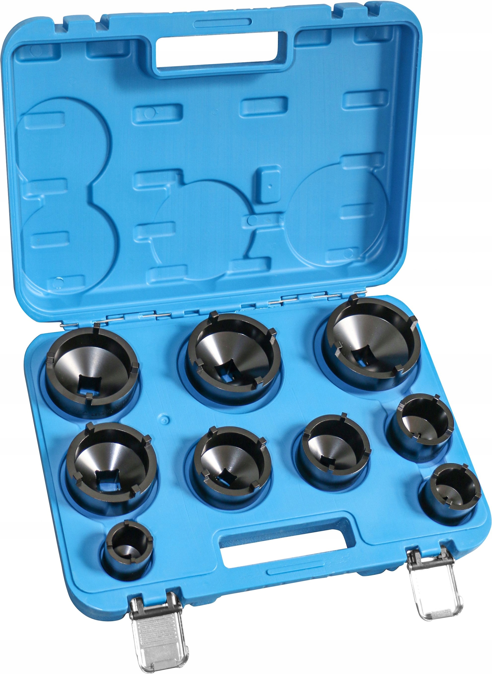 Nástavce na drážkové matice M4- M12, 9 ks