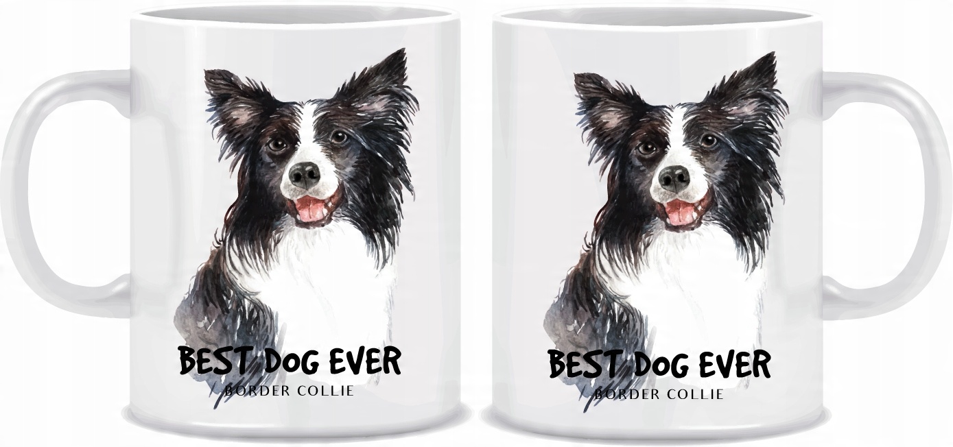 

Kubek z psem Border Collie na prezent 330ml
