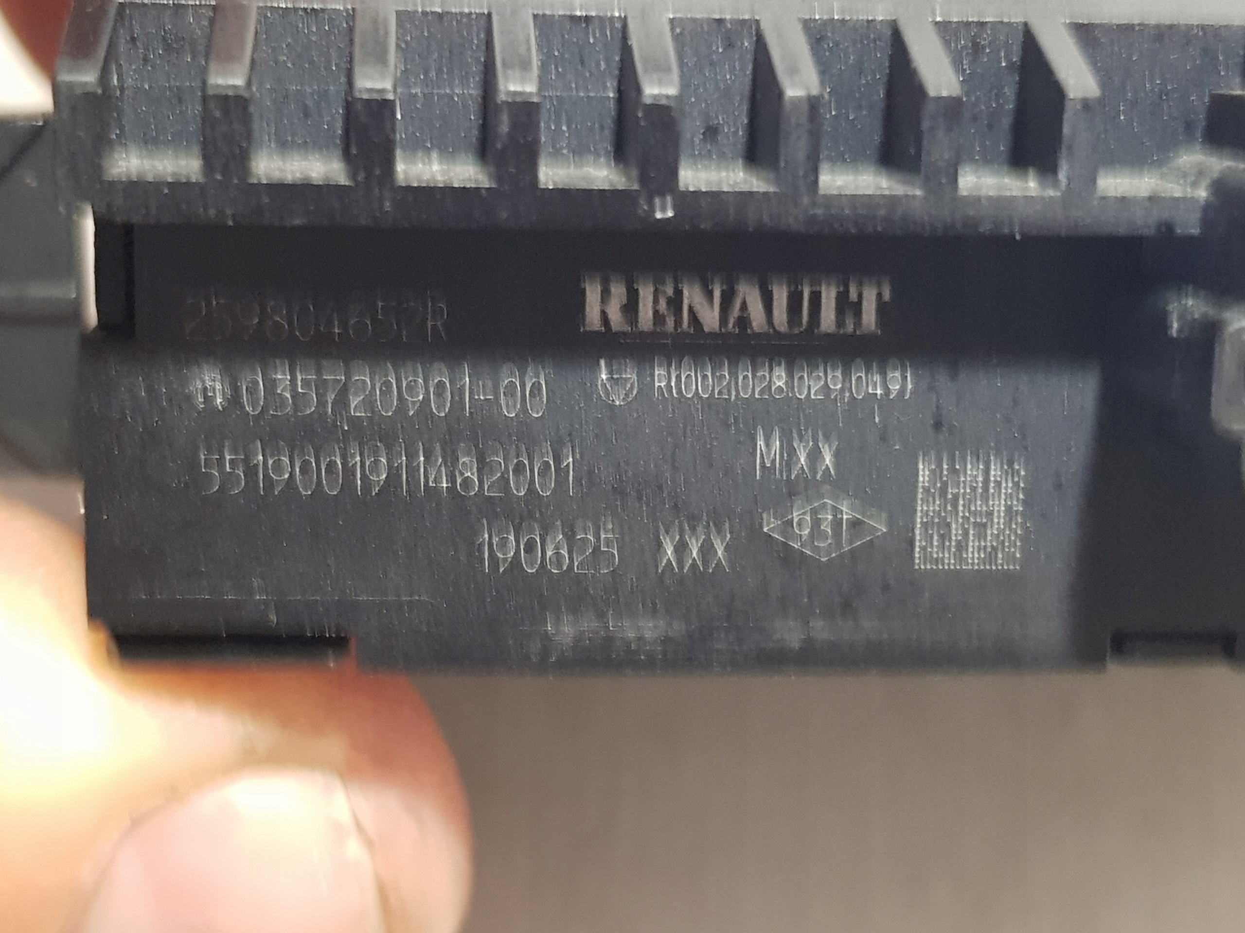 PANEL Interruttore comando luci RENAULT ZOE II 259804652R