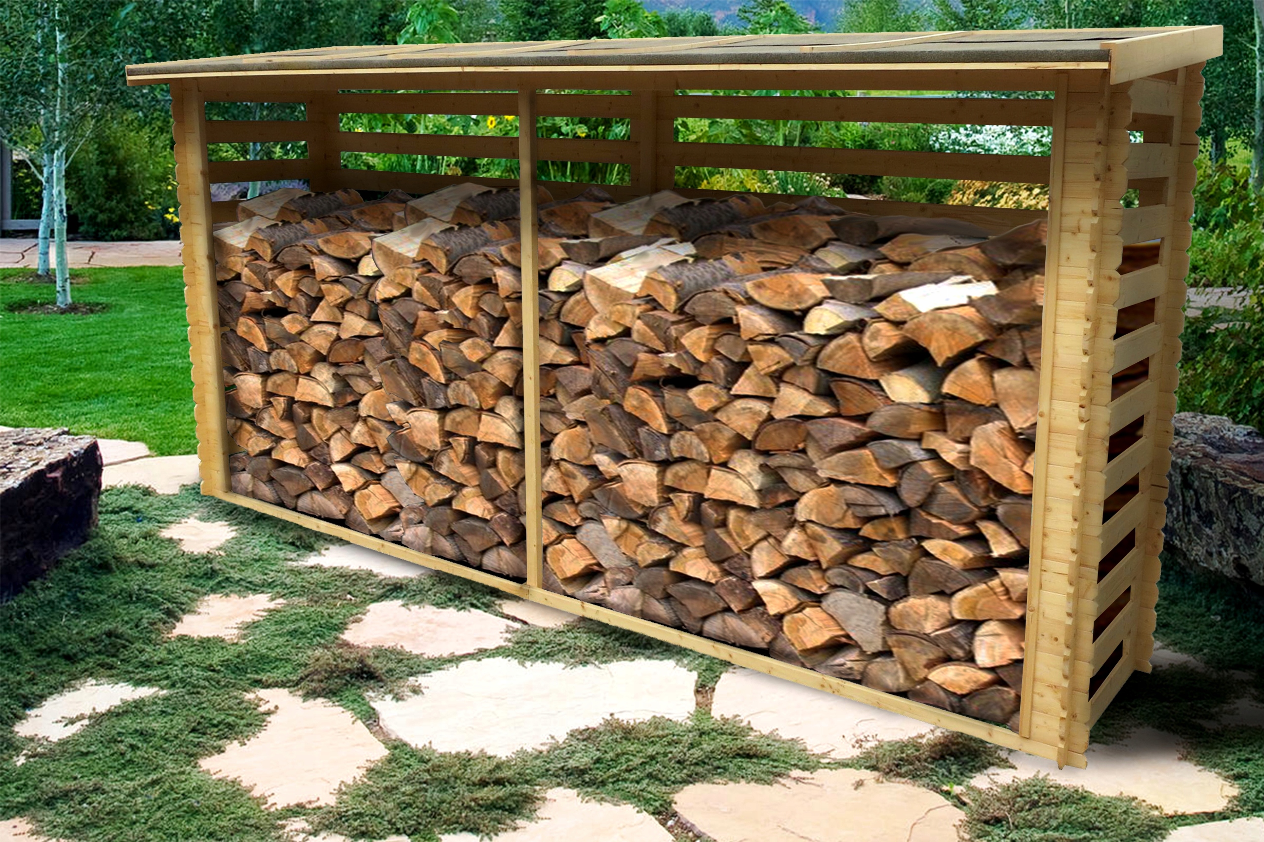 Timbela M203 Wiata na drewno Producent Timbela