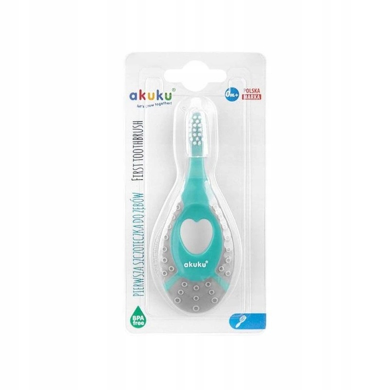 Szczoteczka do Pierwszych Zębów 0-2lata AKUKU EAN (GTIN) 3700187971762