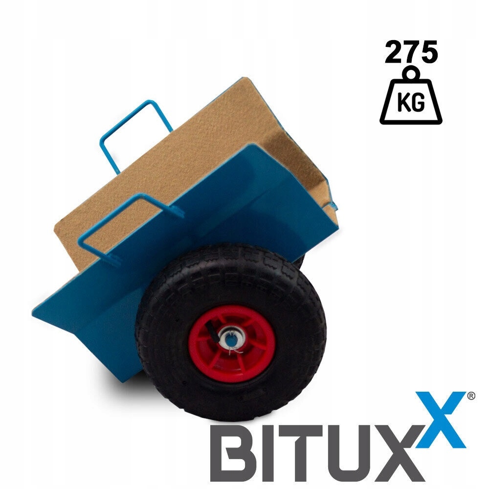 WÓZEK DO PRZEWOZU TRANSPORTU PŁYT OKIEN DRZWI PANELI OSB DO 275KG Marka Bituxx