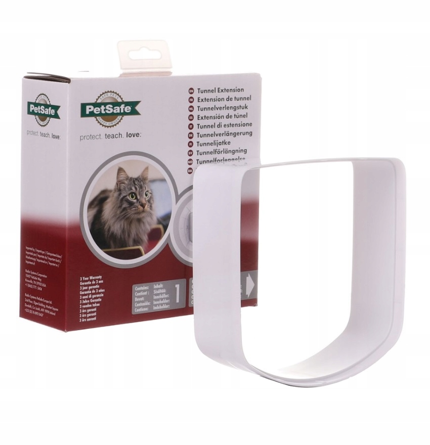 Tunel do drzwiczek PetSafe 16,5 x 16,8 cm biały