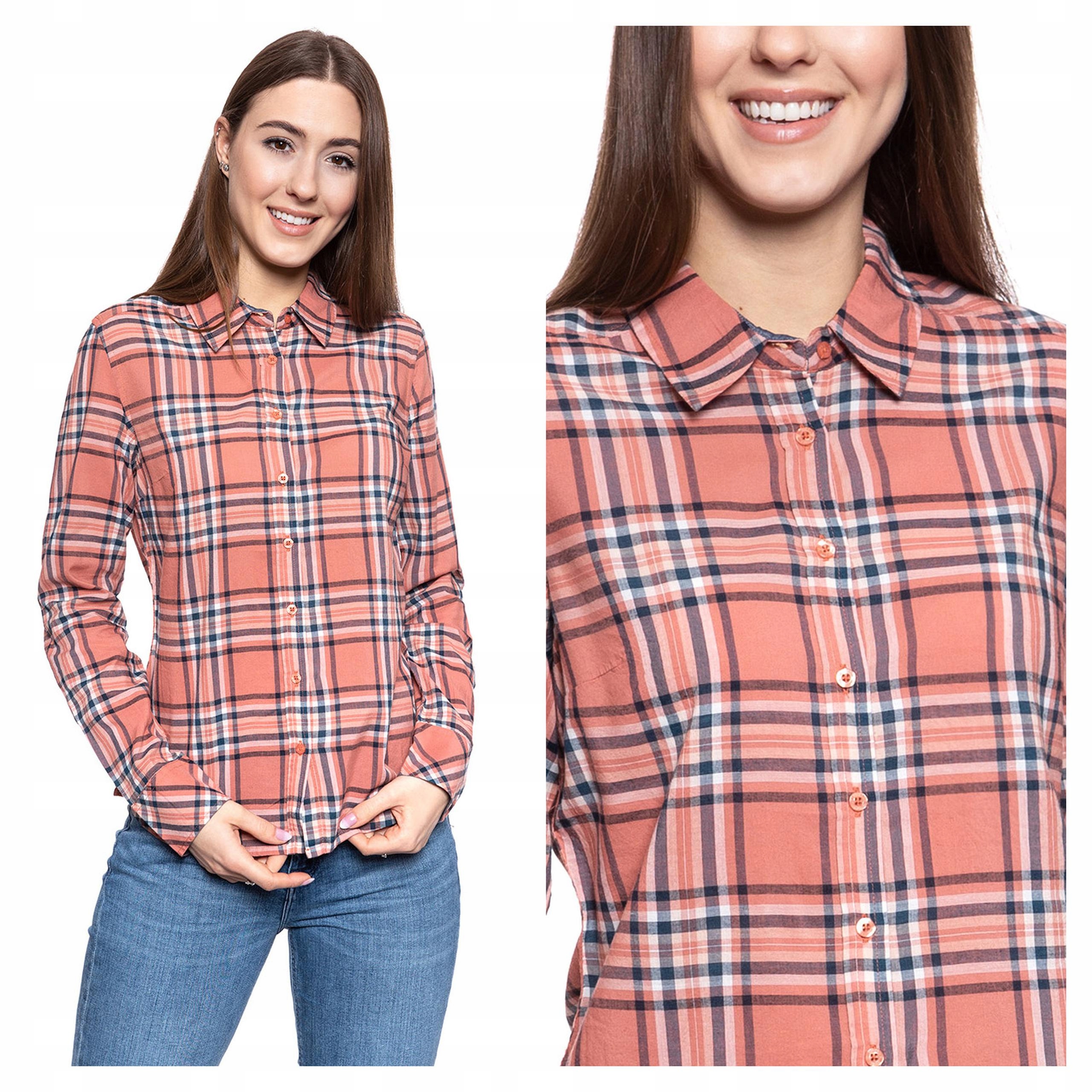 Mustang Emma Dámská Košile S Dlouhým Rukávem Kostkovaná S/36