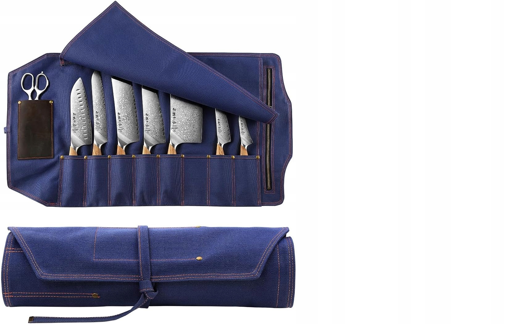 Hezhen Rolovacia taška na nože pre 8 kusov