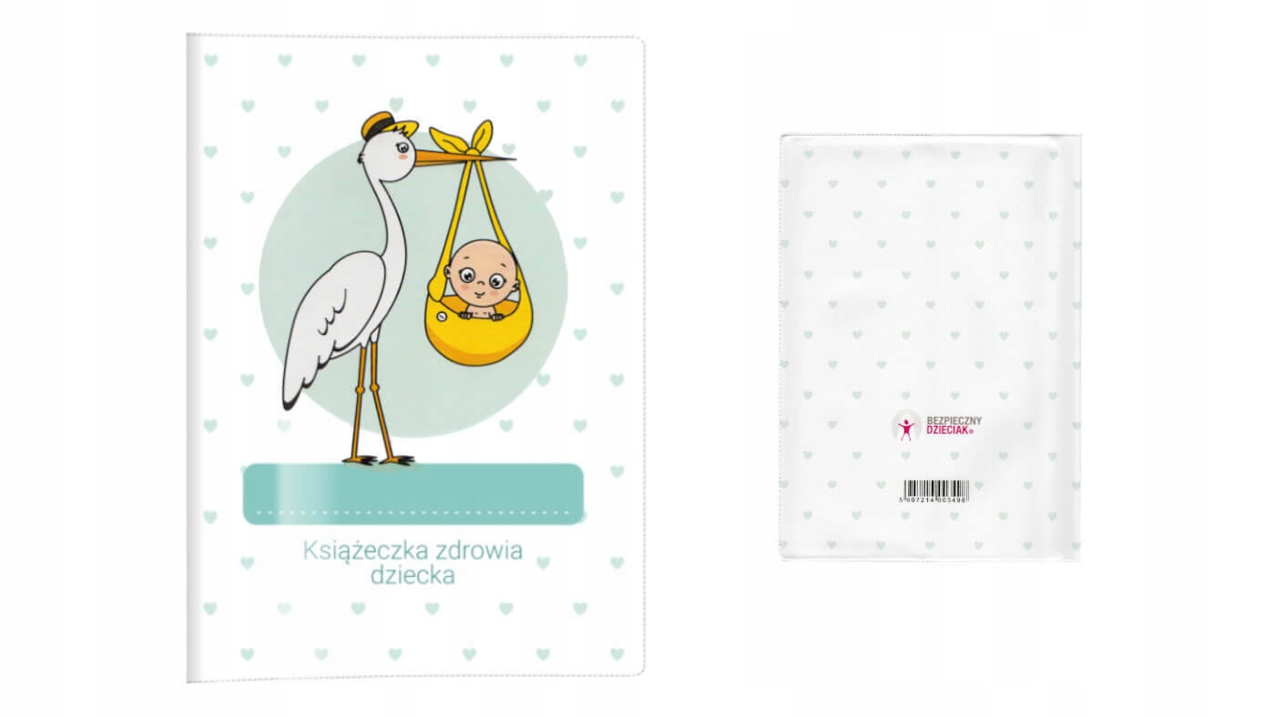 

Okładka etui na książeczkę zdrowia dziecka Pvc