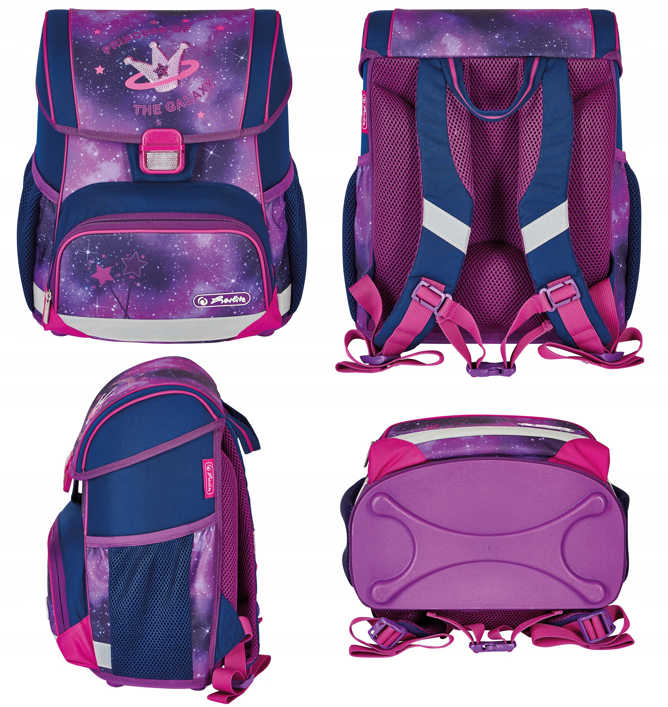 TORNISTER PLECAK HERLITZ LOOP GALAXY PRINCESS 1-3 Liczba kieszeni 3