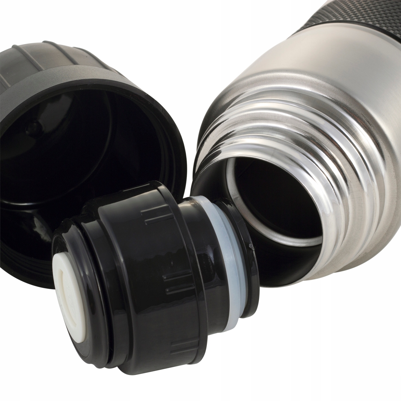 KUBEK TERMICZNY TERMOS STALOWY 100% SCZELNY pojemny bidon KAMILLE 950 ml Maksymalne utrzymanie zimna do 8 h