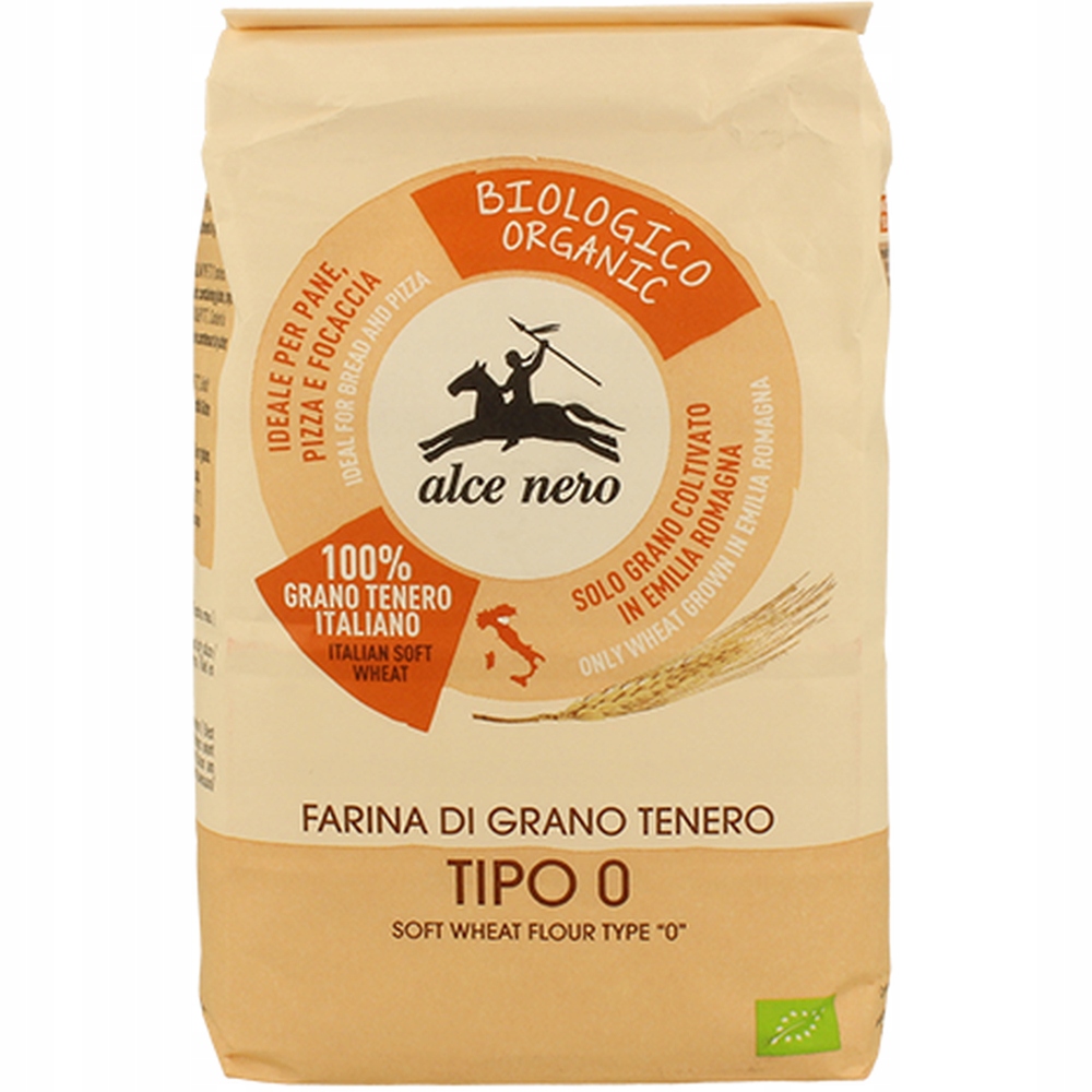 Levně 4x Alce Nero Pšeničná mouka 1 kg