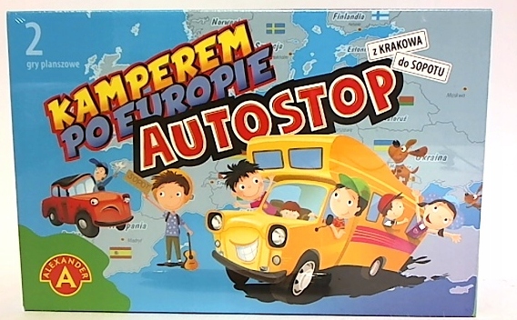 Gra planszowa Kamperem po Europie Autostop 2646