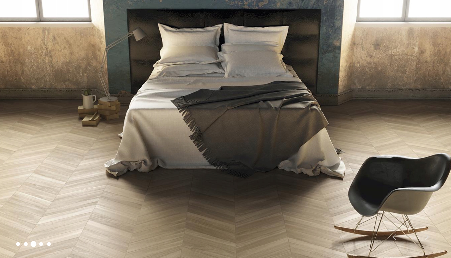 GRES JODEŁKA SLEEK WOOD WHITE CHEVRON 11X54 GAT. I Typ gres