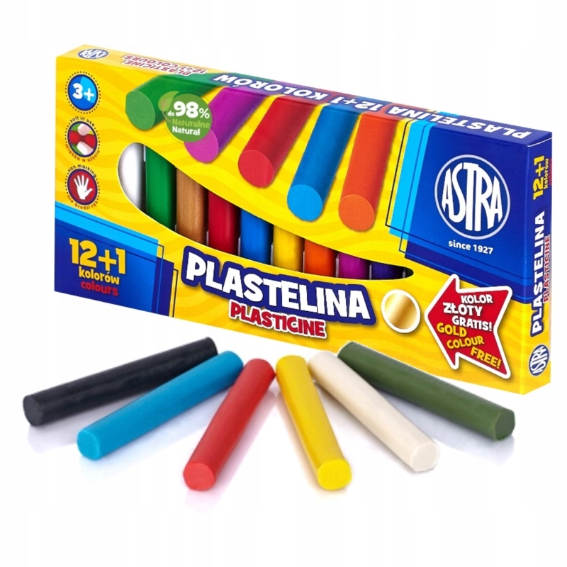 

Plastelina Astra 12+1 Szkolna Dla Dziec