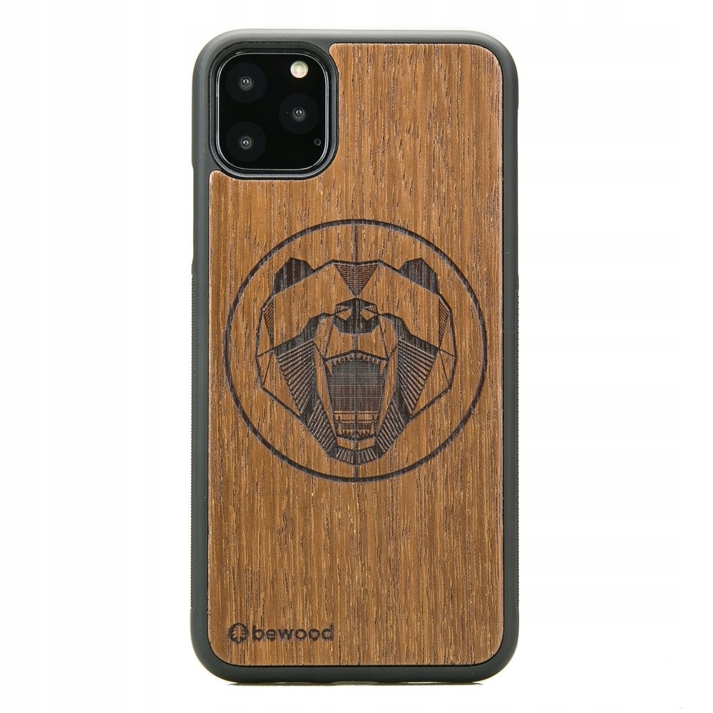 Pouzdro Bewood pro iPhone 11 Pro Max Medvěd Merbau