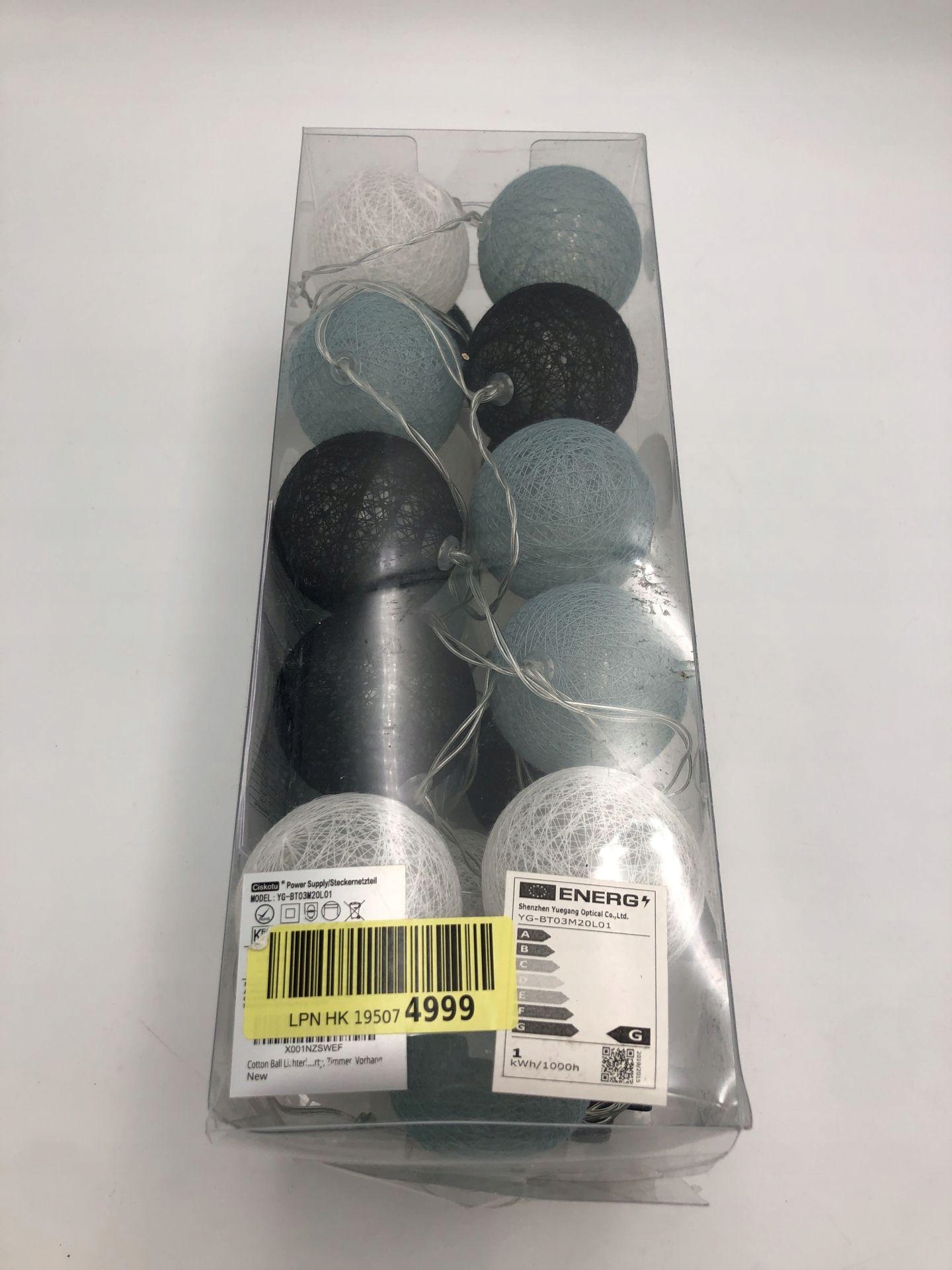 CISKOTU ŁAŃCUCH ŚWIETLNY 3,8M 20 LED