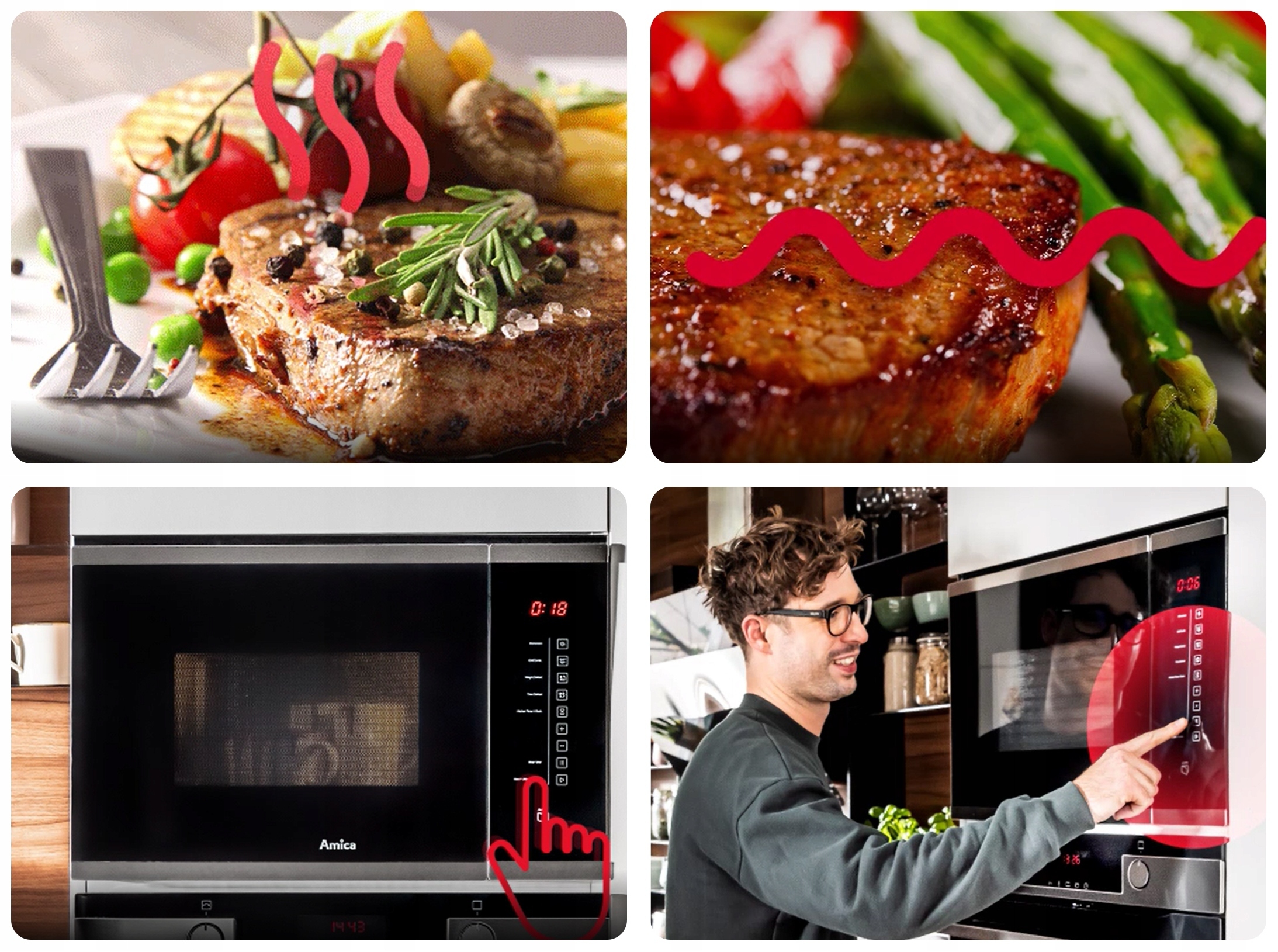 Zestaw ED37515V + AMMB20E5SGV + PI6540PHTUN + OKAP Stan opakowania oryginalne