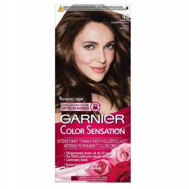 Garnier Color Sensation Barvicí krém 4.0 Hluboký bronz 3ks