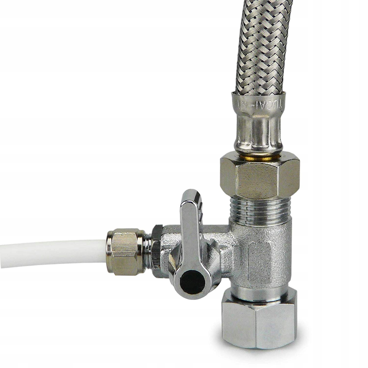 PRZYŁĄCZE 1/2 CALA Z ZAWOREM DO FILTRA WODY OSMOZA Marka inna