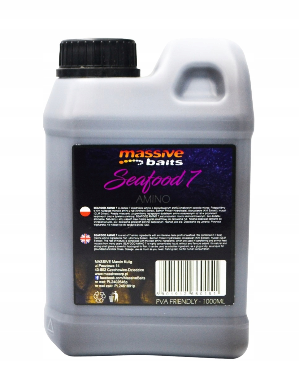 Liquid Massive Baits Seafood Amino 7 (1000ml)